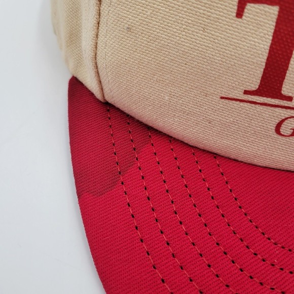 Vintage TLH Gastonia NC Adjustable Snapback Trucker Hat Made In USA Distressed - Picture 7 of 13